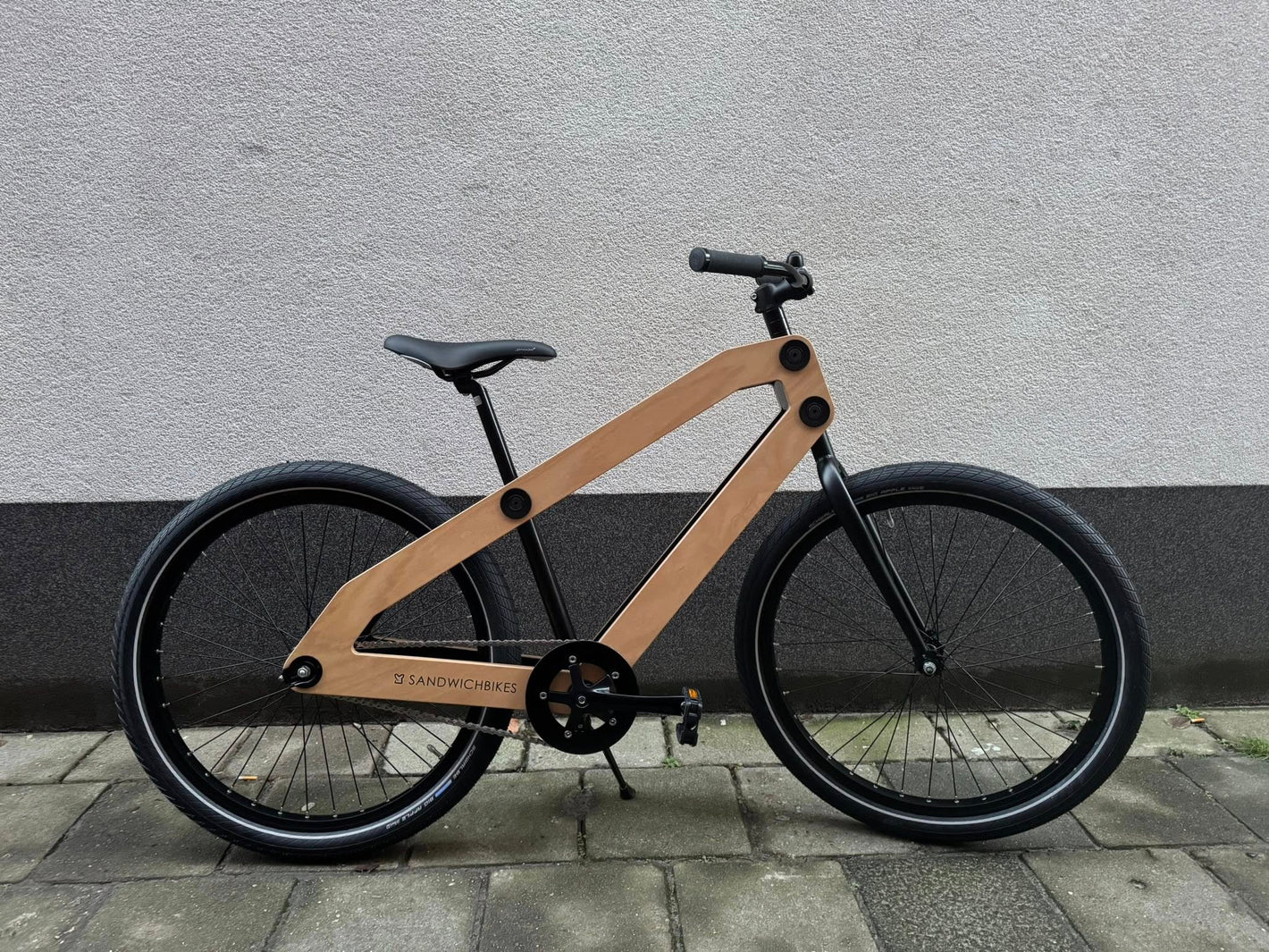 sandwichbike houten fiets van €1199,- voor €749,-